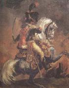 Theodore Gericault Chasseur of the Imperial Guard,Charging (mk10 USA oil painting artist